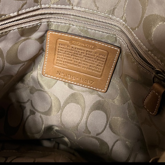 Coach Suede w/Sherpa Trim Saddlebag Style Purse - Picture 9 of 15